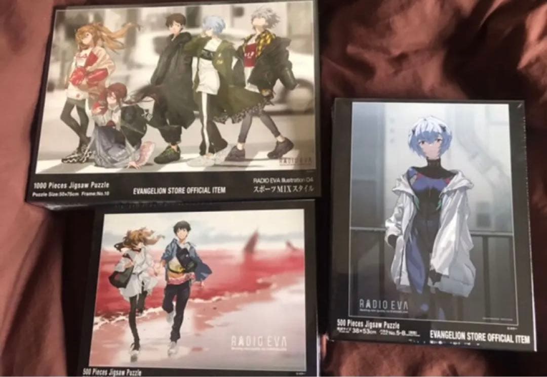 新世紀エヴァンゲリオン ジグソーパズル 3セット新世紀