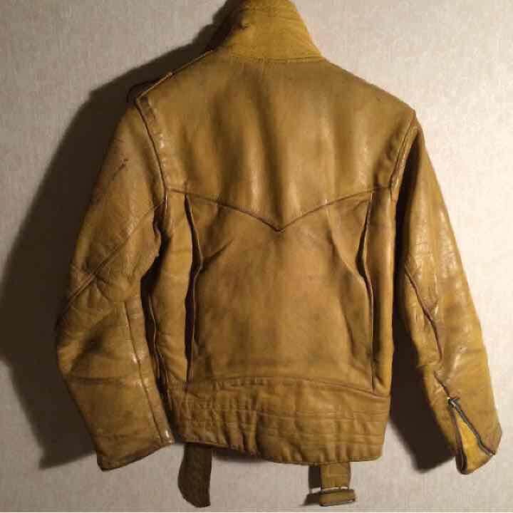 ヴィンテージハイウェイマンシングルライダースルイスレザーロンジャン