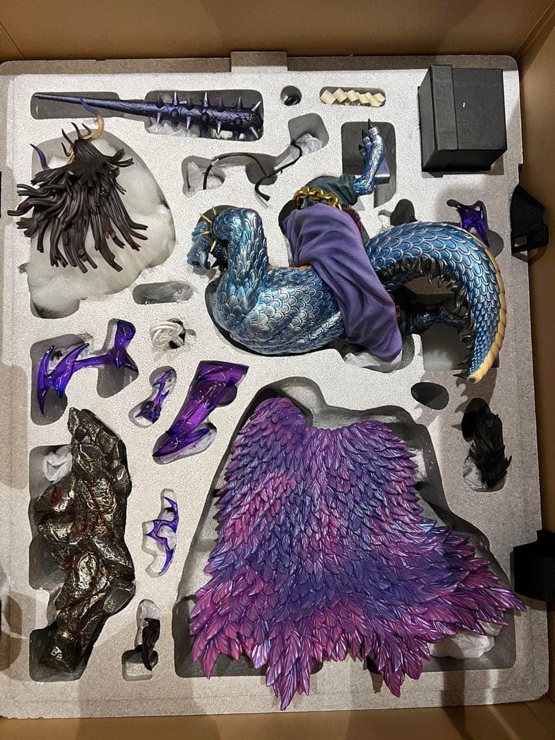 ワンピース カイド霸海ビッグ・マム フィギュア ガレージキット 塗装済み品