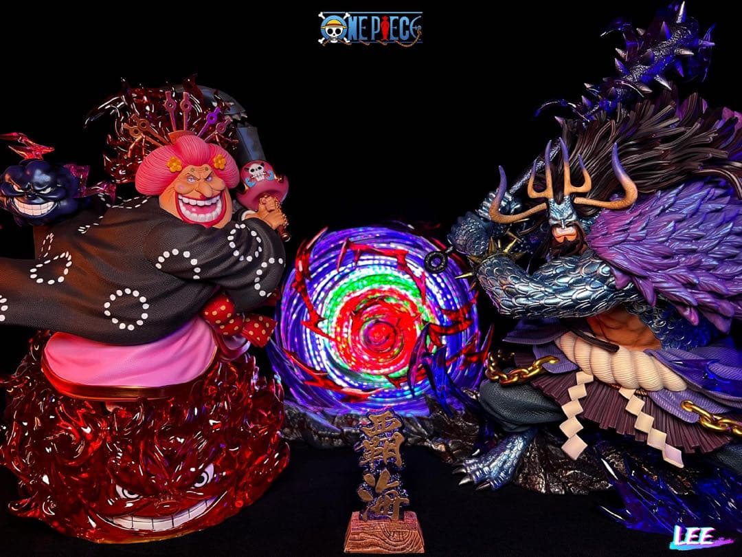 ワンピース カイド霸海ビッグ・マム フィギュア ガレージキット 塗装済み品