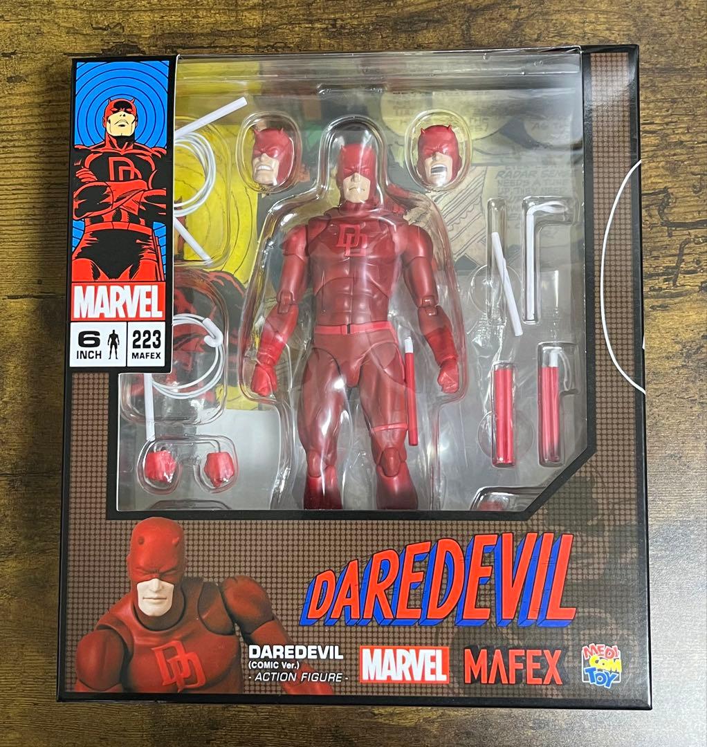 MAFEX DAREDEVIL（COMIC Ver.） デアデビル Amazon.com: MAFEX No.223 Daredevil Comic Ver. Total Height: Approx