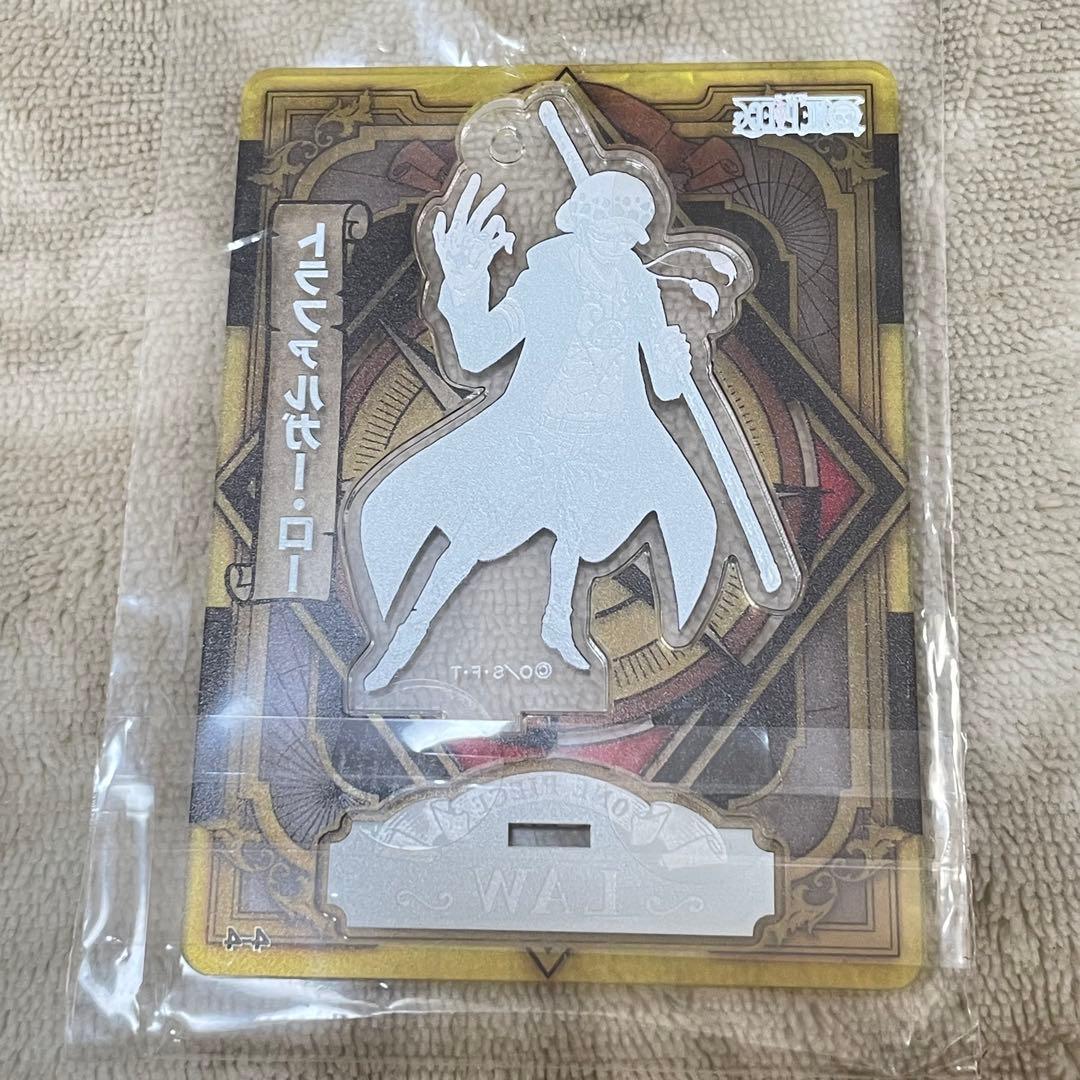 ワンピース アクリルdeカード ペンギン&シャチ　ルフィパウリー　ロー　コラソン