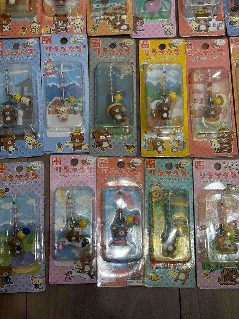 リラックマ　ご当地ストラップ　だららん夢紀行　50個セット　未使用品