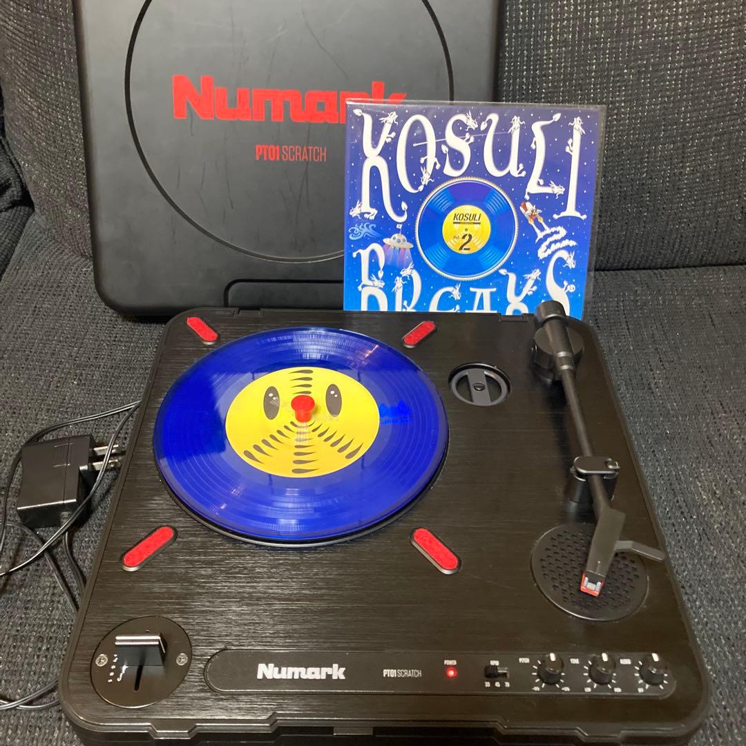 Numark PT01 Scratch ターンテーブル カスタム済み！