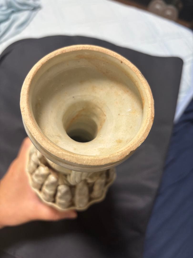 中国古美術品 宋の時代青白磁 螭龍文瓶 谷倉瓶 - メルカリ