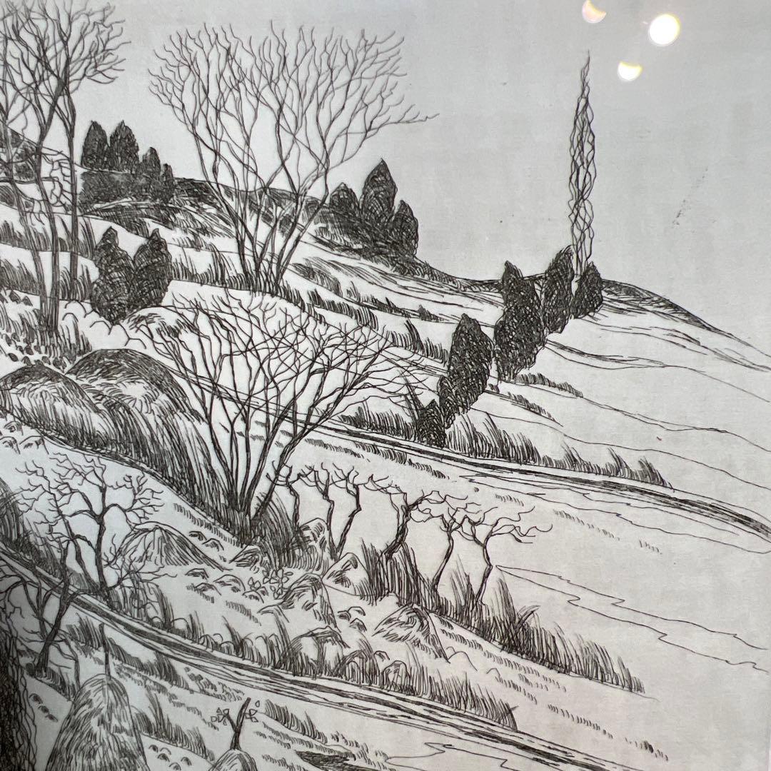 平松礼ニ エッチング 美術品・アンティーク・コレクション