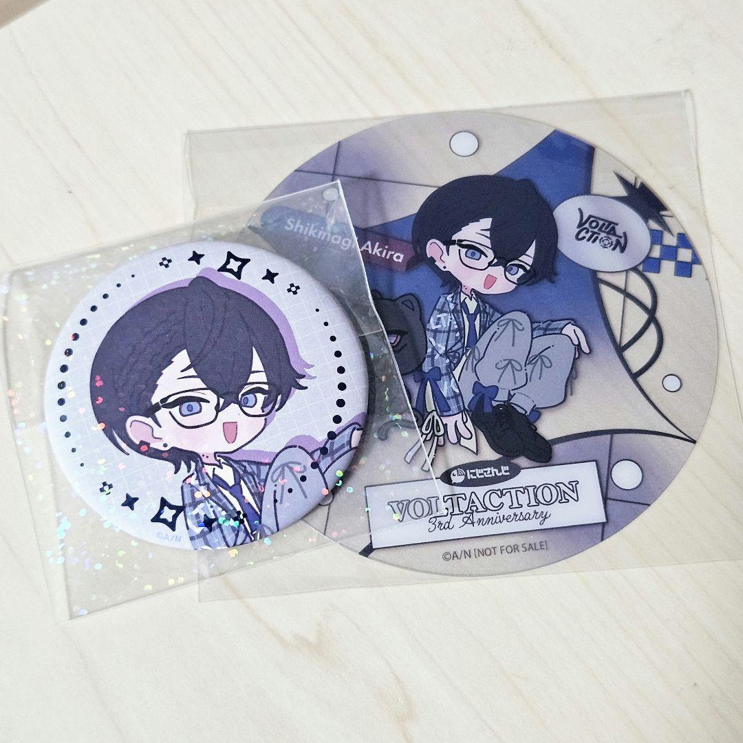 にじさんじVOLTACTION 3rd 3周年缶バッジ四季凪アキラ