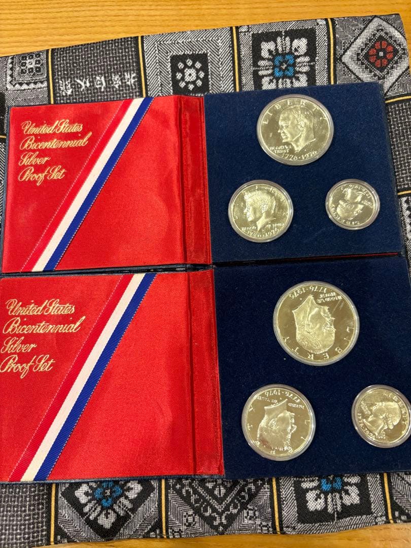 銀貨】アメリカ建国200周年 記念シルバープルーフセット
