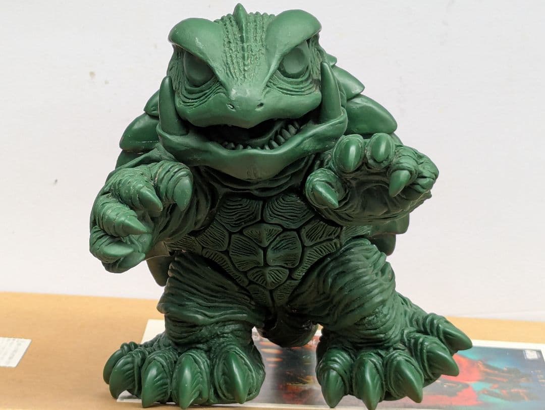 怪獣ガメラのプラモデル(前田裕幸デフォルメ版)1/250】1995 自作中古品