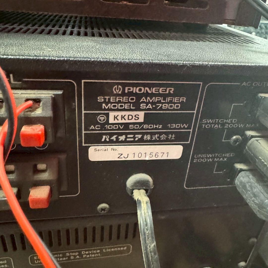 T◇パイオニアSA-7900CT-415TX-7900 PL-260 昭和レトロ N11076