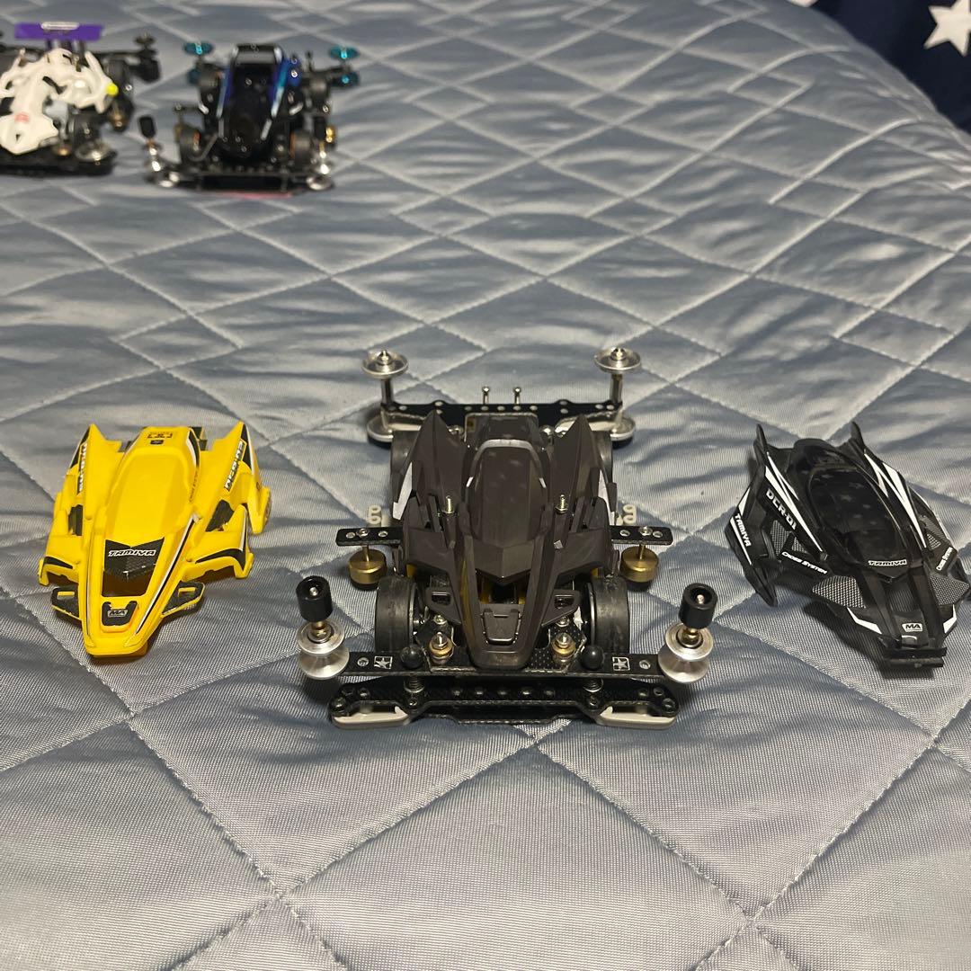 ミニ四駆セット ブラック/グレー/ホワイト