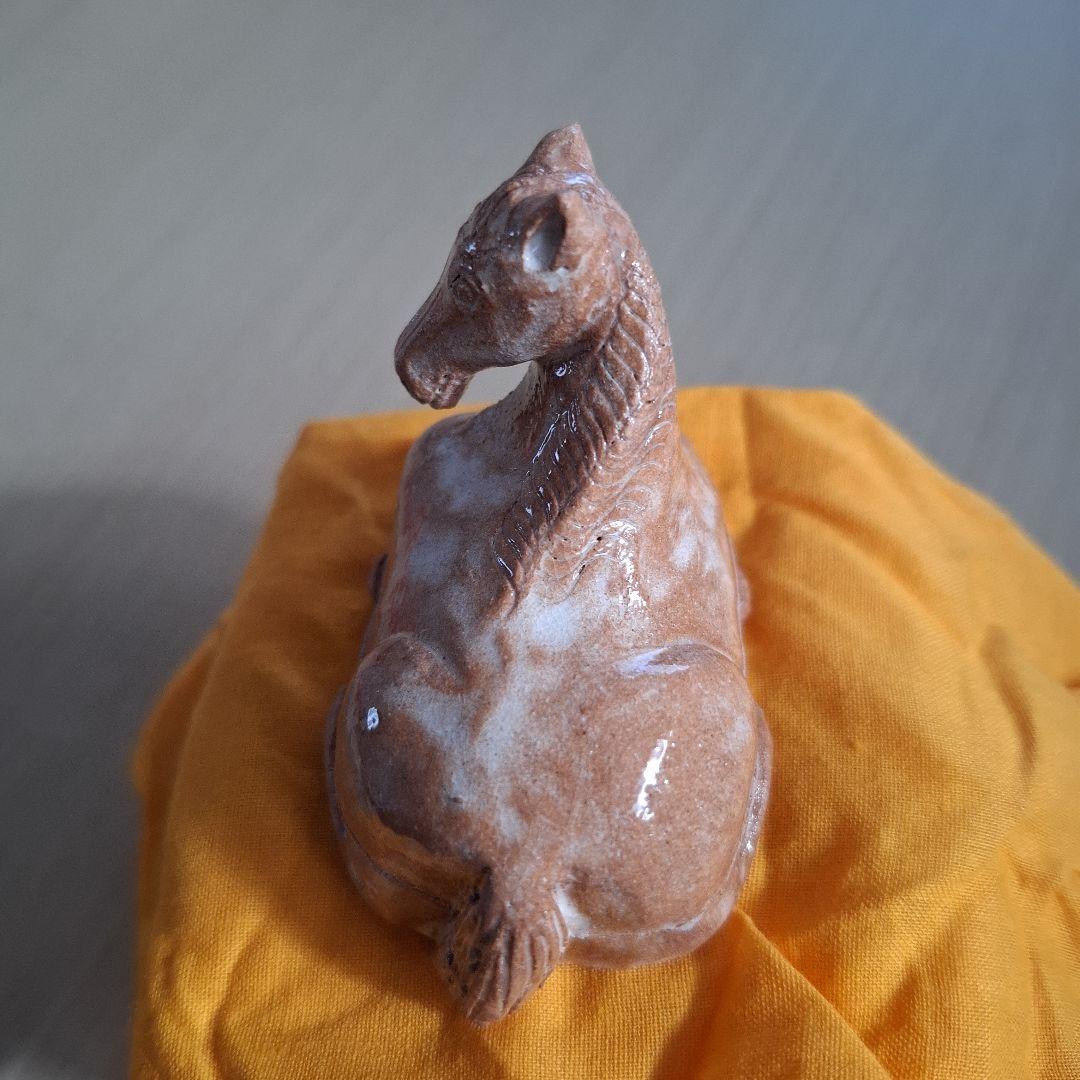 萩焼★馬のお香入れ？４個セット