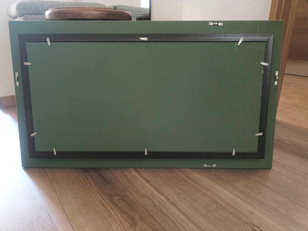 油彩画 / 青富士