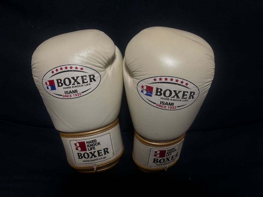 BOXER ISAM ボクシンググローブ ホワイト ボクサーグローブ レディース(ヒモ式) | すべての商品 | ISAMI(イサミ