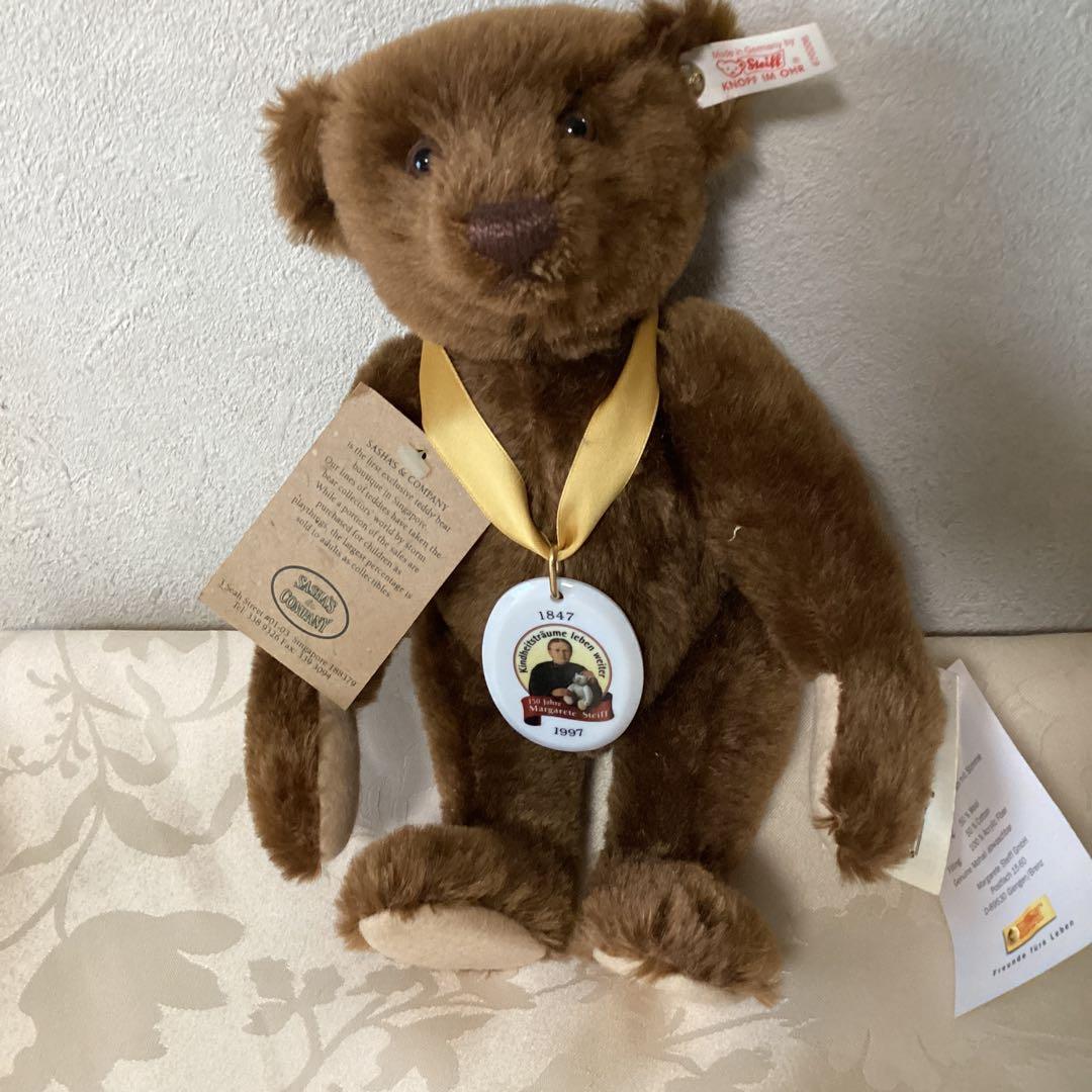 テディベア《シュタイフ》E A NコードNO 670206 ブラウン★ 《即決》