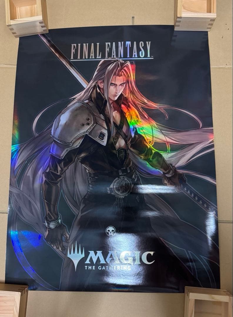 MTG FF 販促用 ポスター セフィロス MTG ファイナルファンタジー 販促用FOIL ポスター セフィロス ポスター