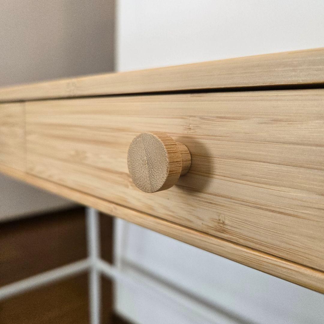 送料込 ほぼ未使用 IKEA 102×49cm PCデスク LILL ASEN