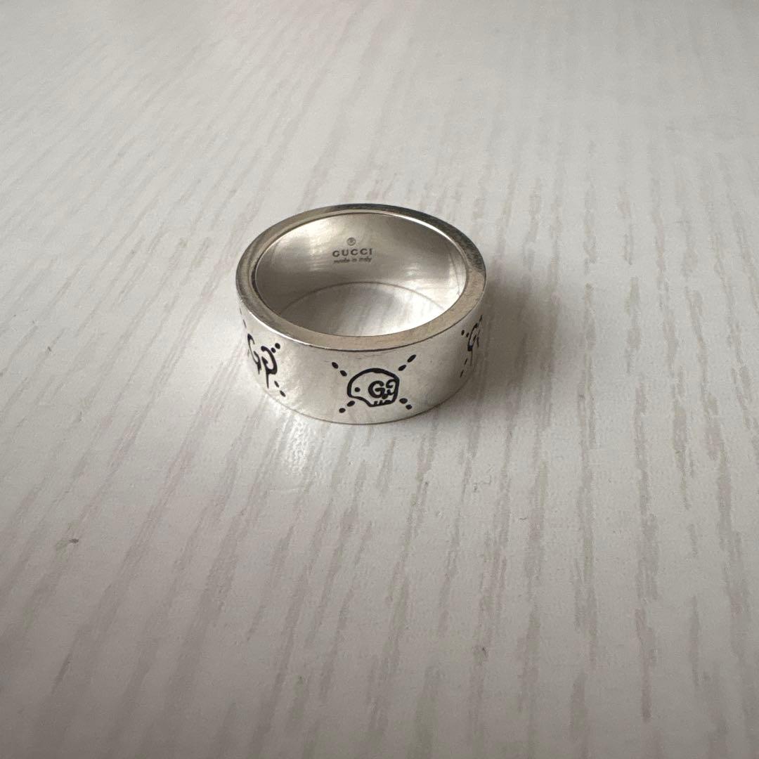 GUCCI グッチゴースト　シルバー925リング 21号