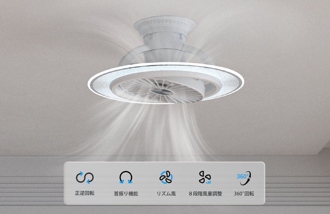 LumaFlow2 シーリングファンライト