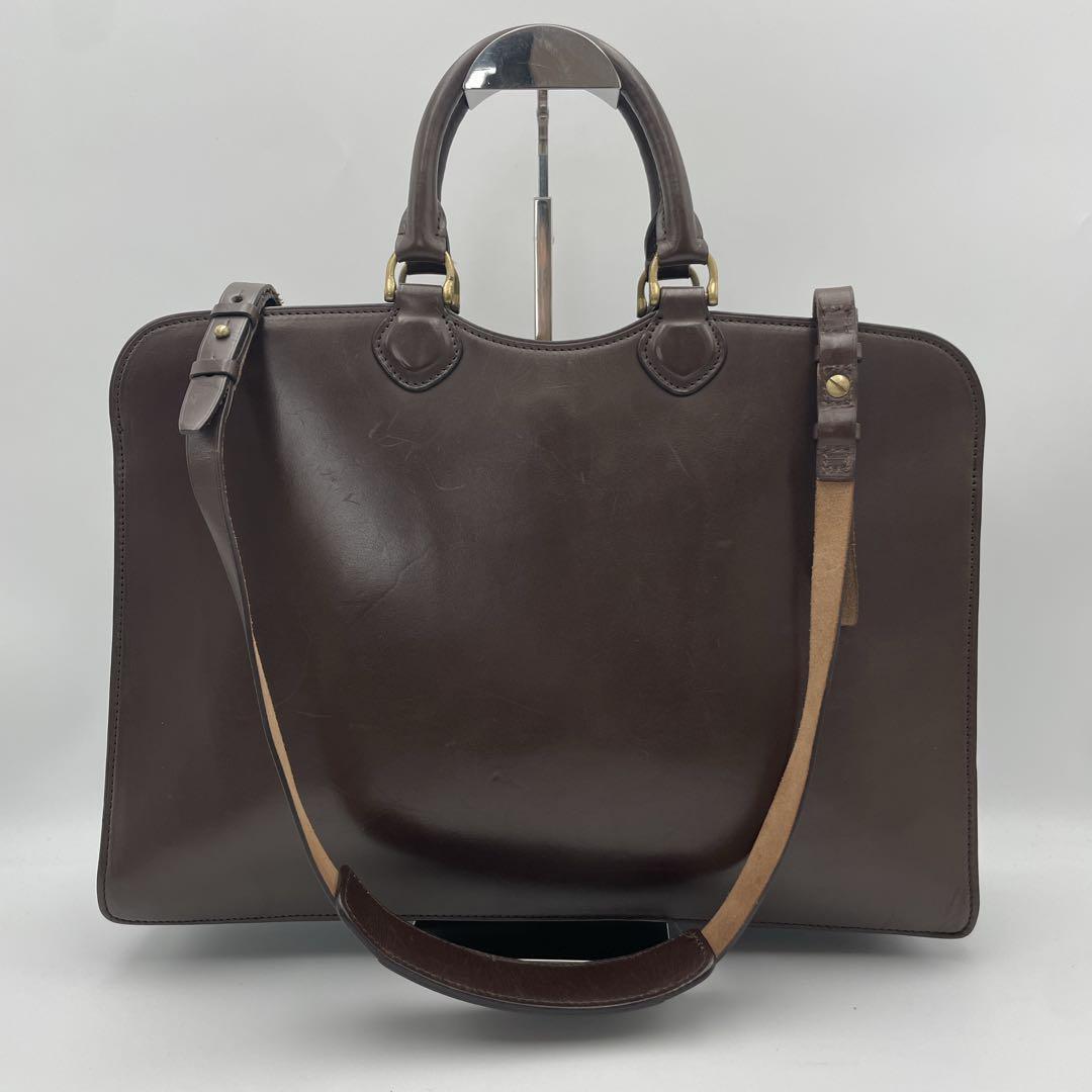 土屋鞄 マグナス 2way ビジネスバッグ ダークブラウン