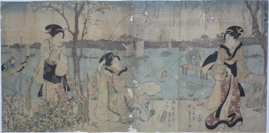 真作】森山歓渓/紫野清涼/一行書/澗水湛如藍/掛軸☆宝船☆Y-795JM