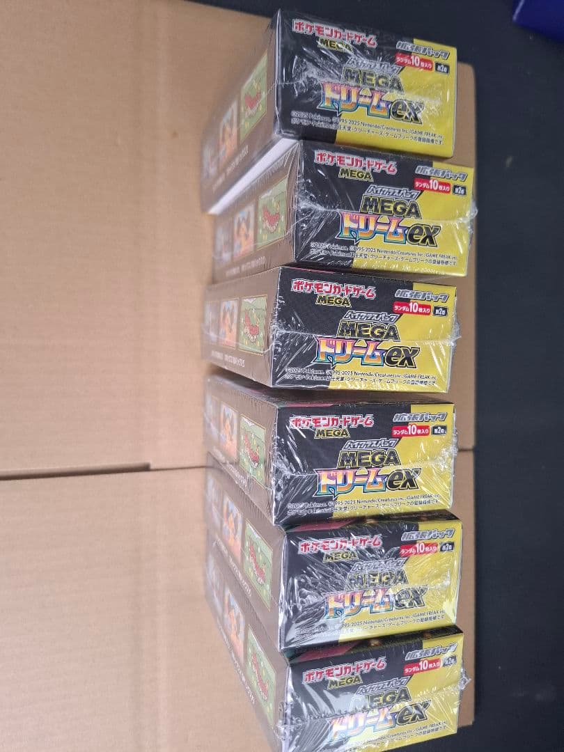 ポケモンカードMEGAドリームex　6BOX　シュリンク付き