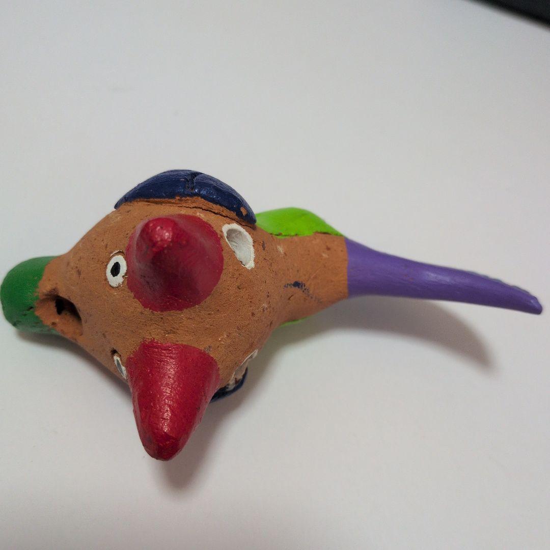 カラフル トゥカン 陶器製 郷土玩具 コスタリカ 笛？