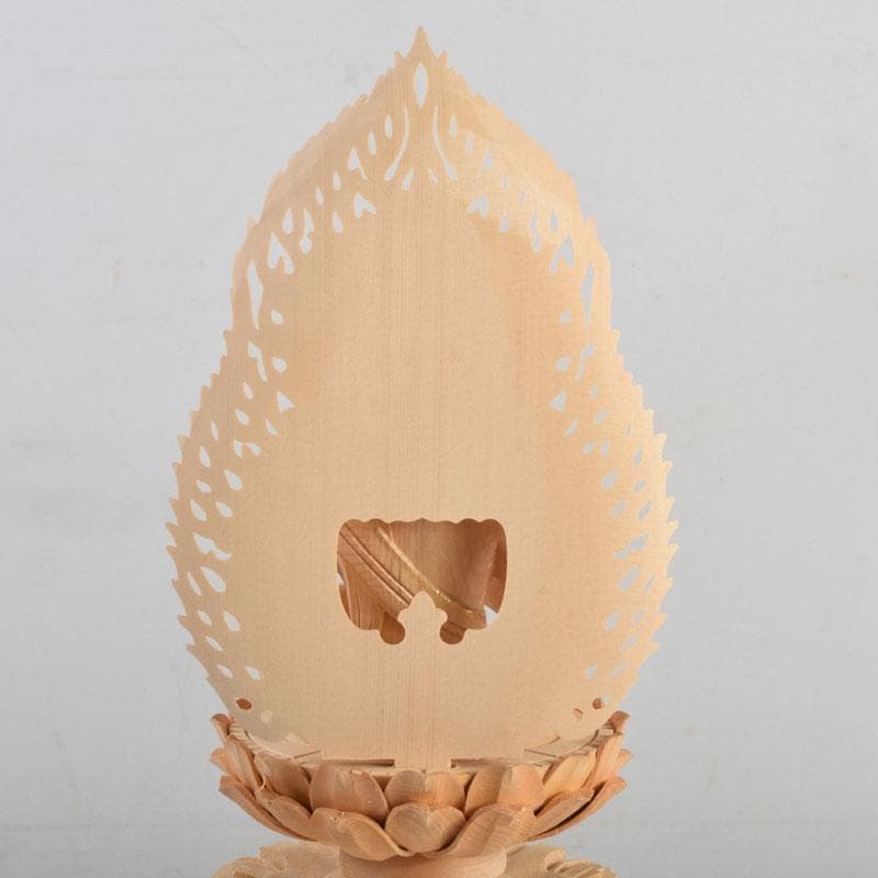 仏教美術 桧彫刻 大日如来像 仏像 華鬘台 C 8862 大日如来