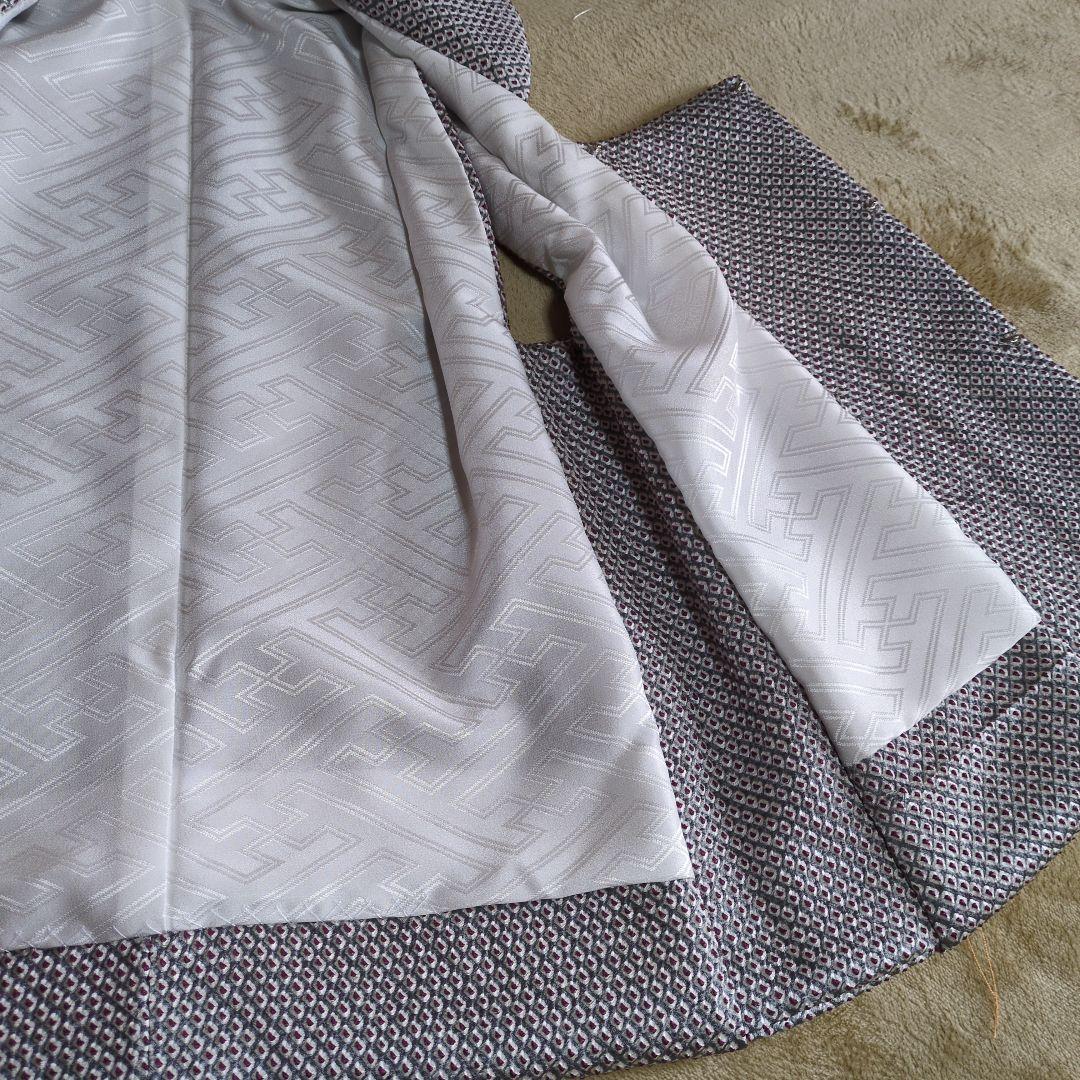 七五三３歳男の子新品正絹総絞り手縫いの被布（中綿無し）