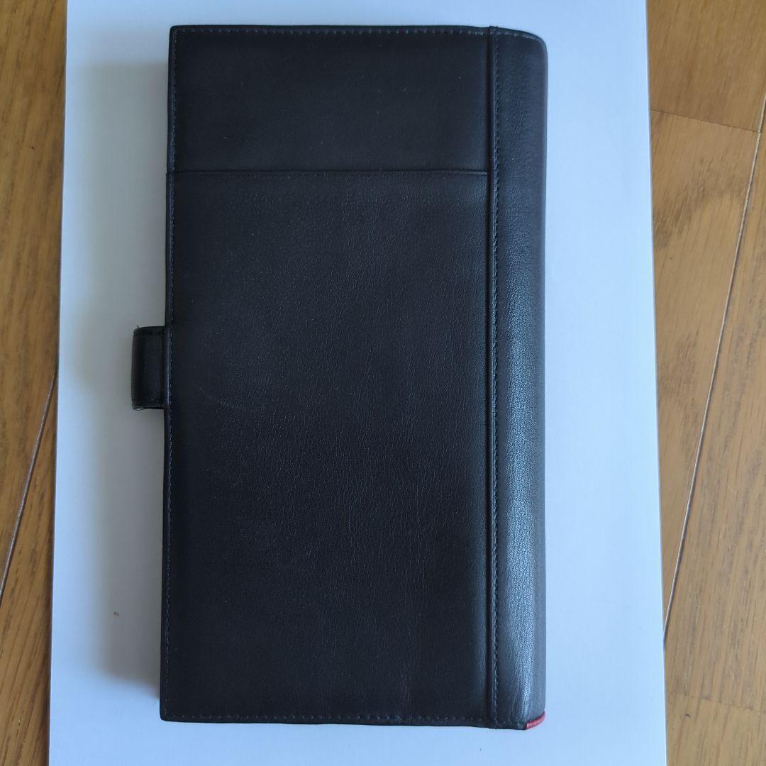 e*5様 TUMI レザーパスポートケース ブラック