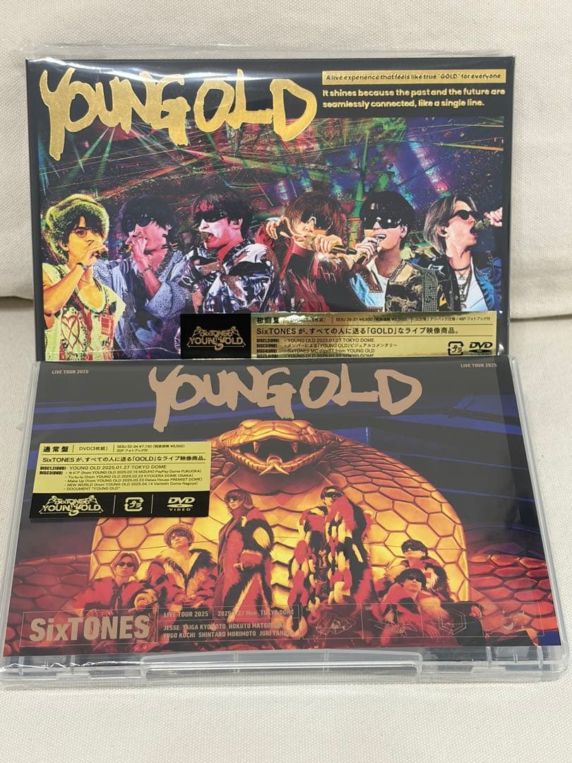 SixTONES YOUNG OLD(初回盤＋通常盤 DVD)