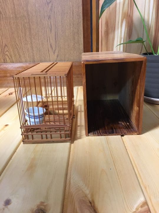 竹籠　鳥籠　箱セット Amazon | 鳥かご 鳥籠 竹かご 豪華セット 鳥ケージ バードゲージ 手