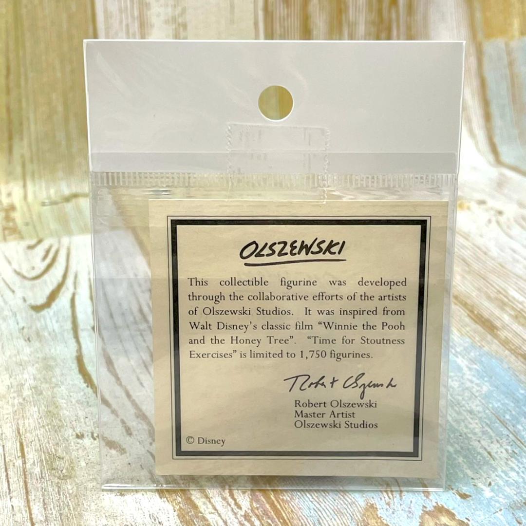 限定1750個 レア★くまのプーさん 鏡 時計 フィギュア★オルショウスキー