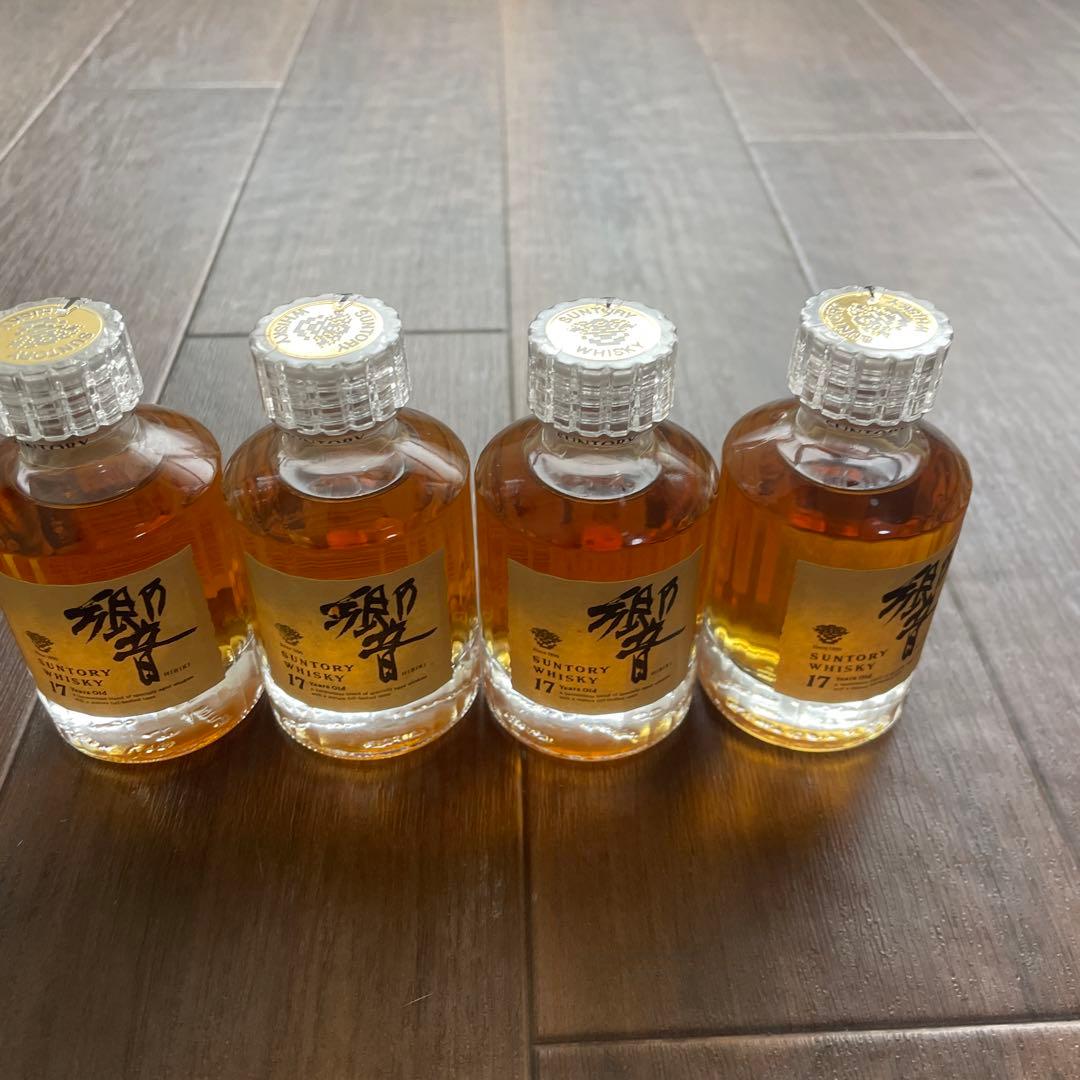 響ミニボトル50m4本 - ウイスキーオンライン 通販