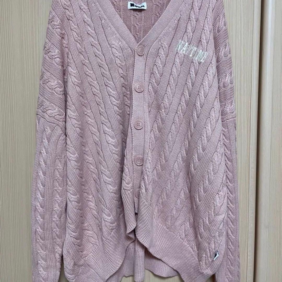 Naptime ナップタイム　カーディガン　ピンク　 Nissy 西島隆弘