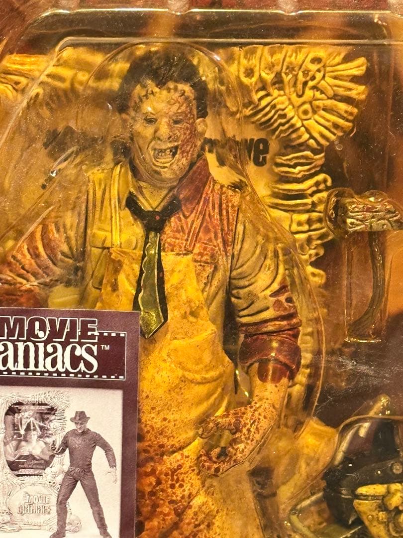 マクファーレントイズ　ムービーマニアックス　 レザーフェイス 血飛沫バージョン