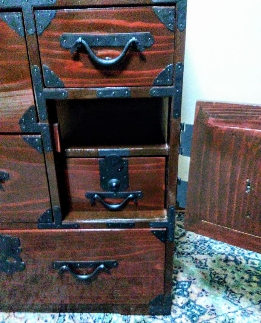 アンティーク】仙台箪笥 時代箪笥 ローチェスト 洋服タンス