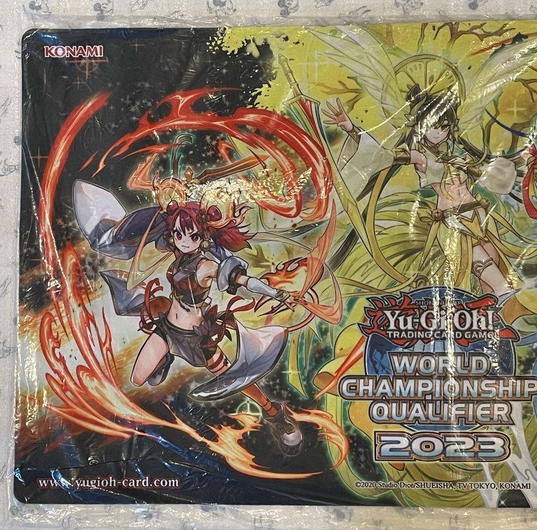海外大会限定 御巫 WCQ2023 プレイマット 遊戯王 公式品