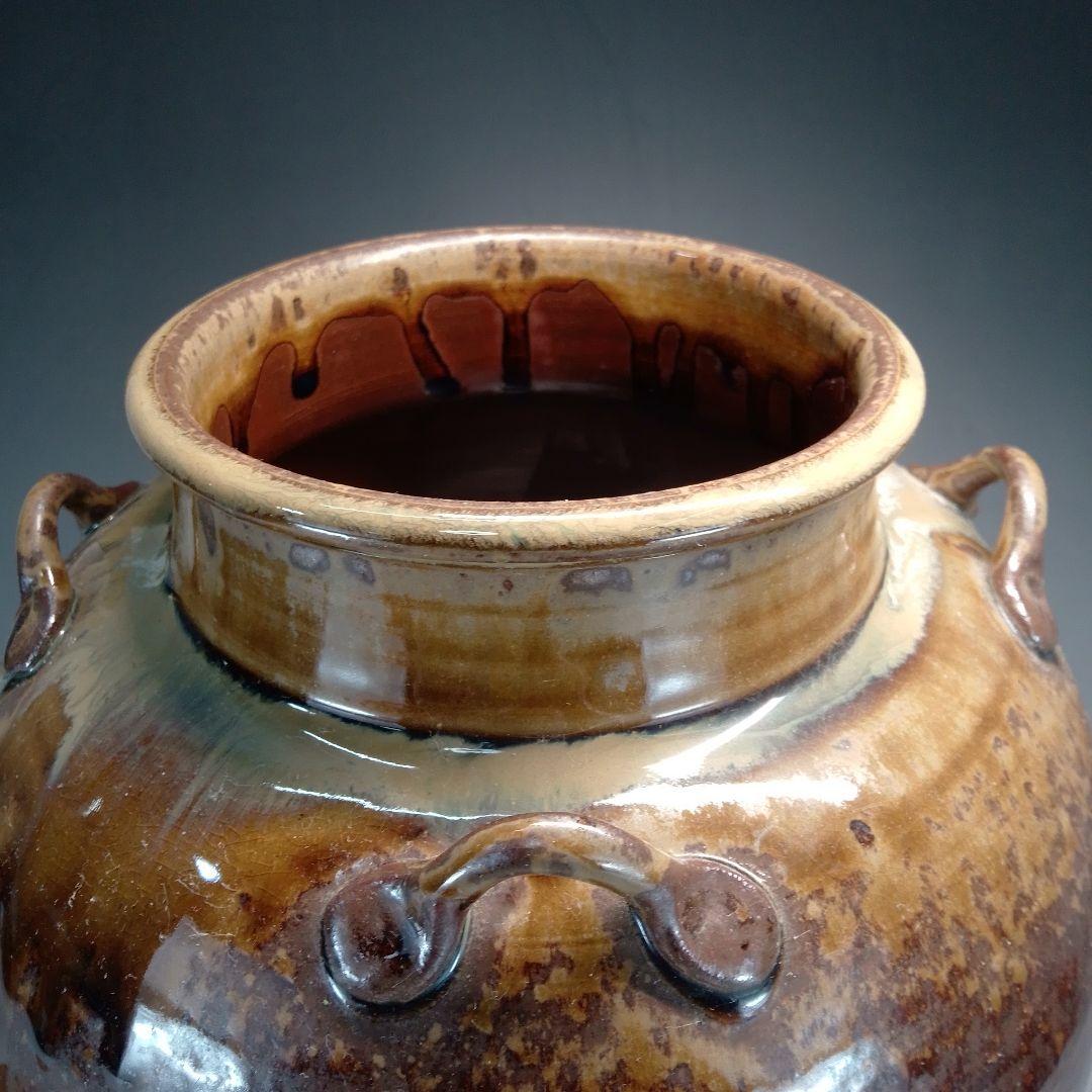 元永陶苑 元永彰一 高取 茶壷 茶壺 飾り壷 共箱の通販はau PAY