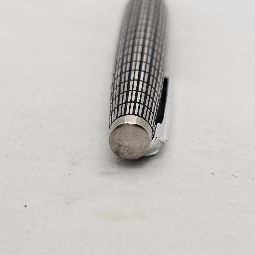 【18K】パイロット エリート 万年筆 格子柄 H577 F細字