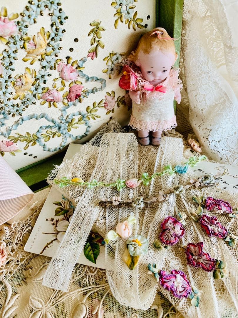 フランスアンティークレースandロココモチーフ・ロココリボン