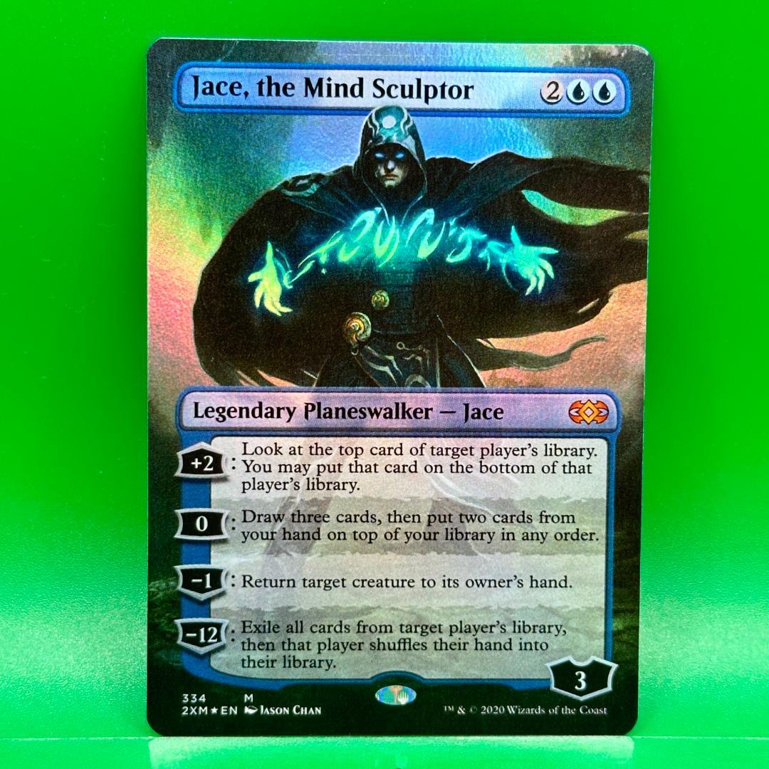 MTG 英語 Foil 精神を刻む者、ジェイス 拡張アート フォイル 2XM