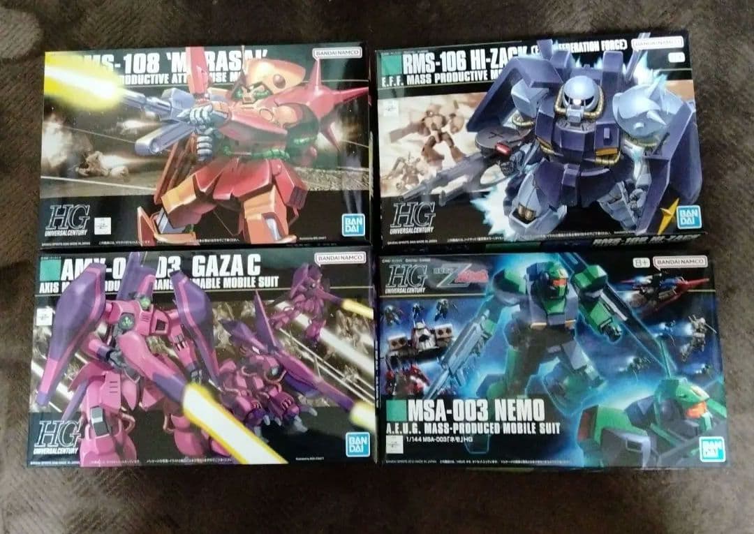 ガンプラ4体セット