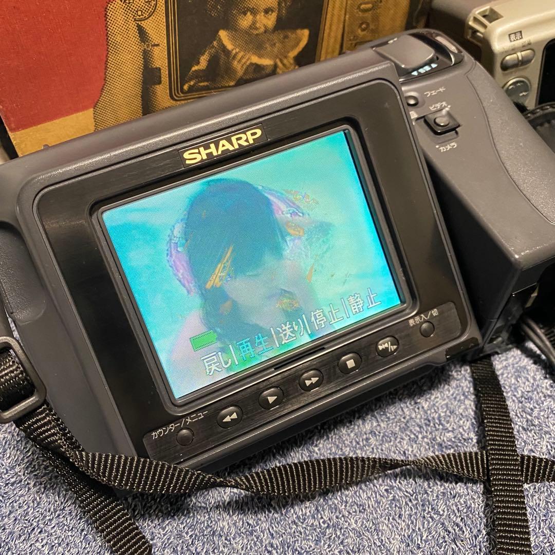 シャ プ 8ミリ ビデオカメラ VL HL80 VR KT87 2台セット スプリ ボリュー