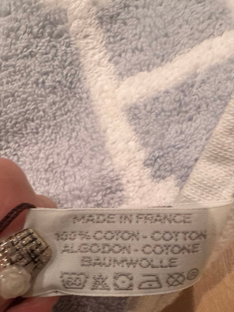 エルメス　バスタオル　新品　タグ付き　バスタオル 《アヴァロン》