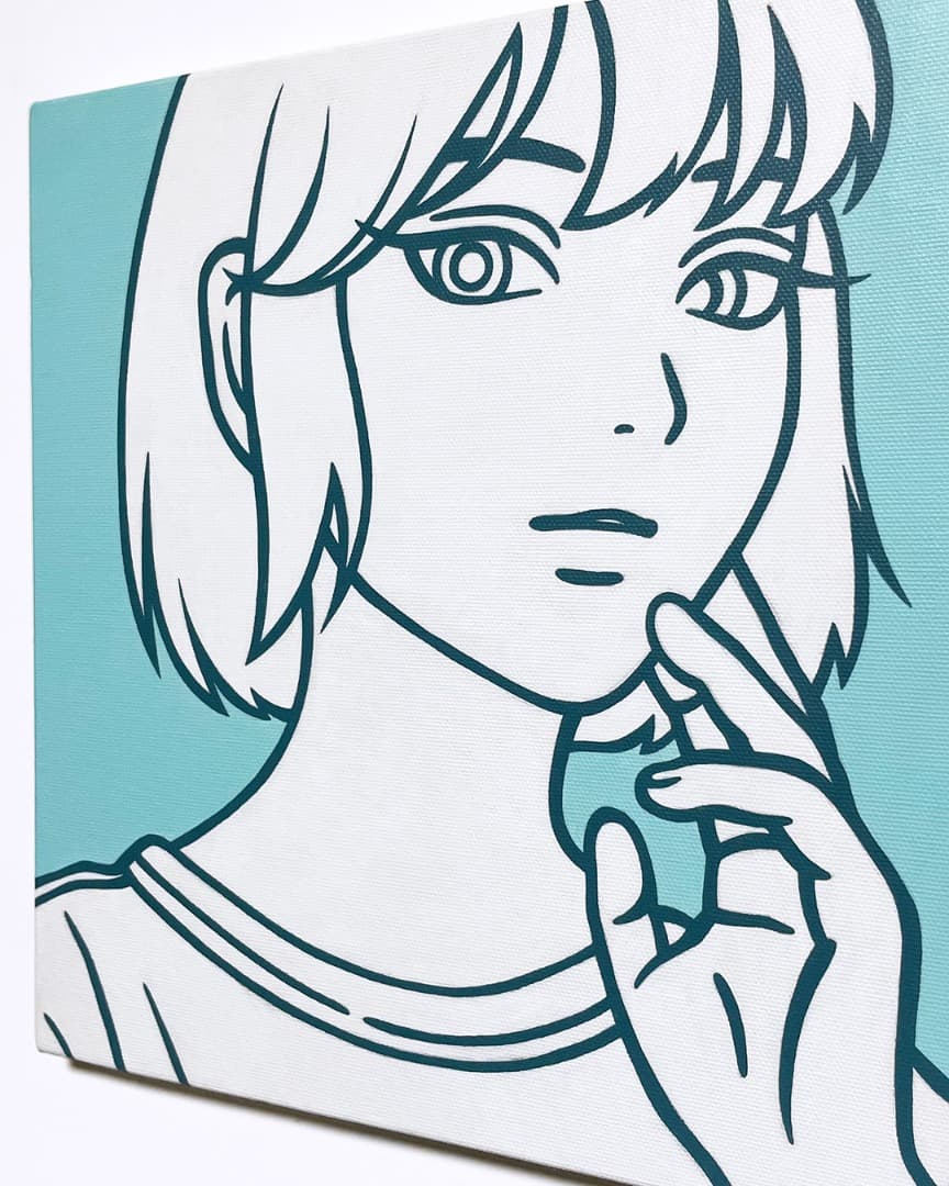 【原画】手描き/現代アート/キャンバス/一点物/絵画/インテリア/アート