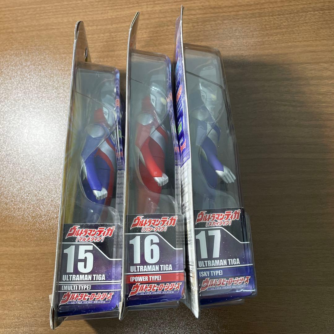 新品未開封 ウルトラヒーローシリーズ(リニューアル版) ウルトラマンティガセット