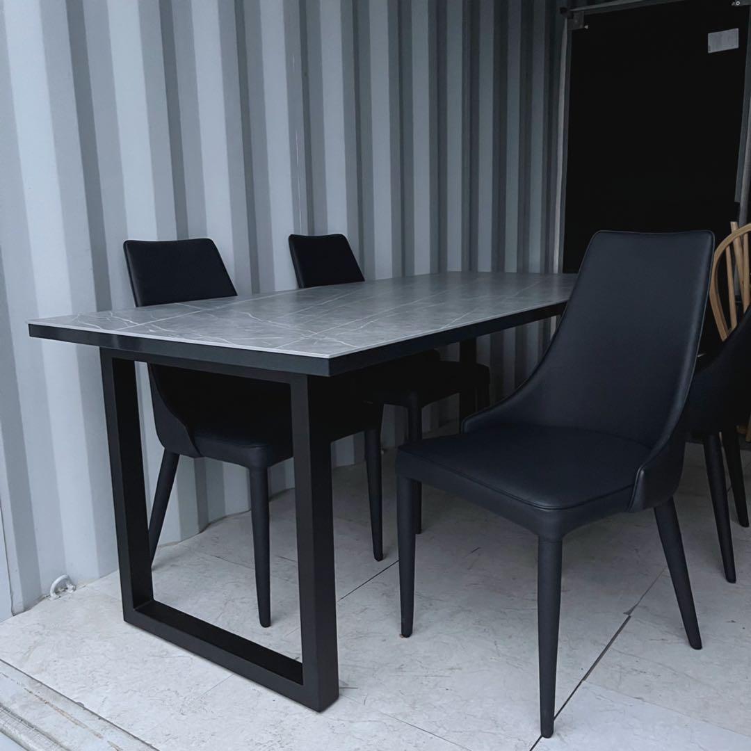 取付無料！綾野製作所 ネオス ザハストーン セラミックダイニングテーブル＆チェア