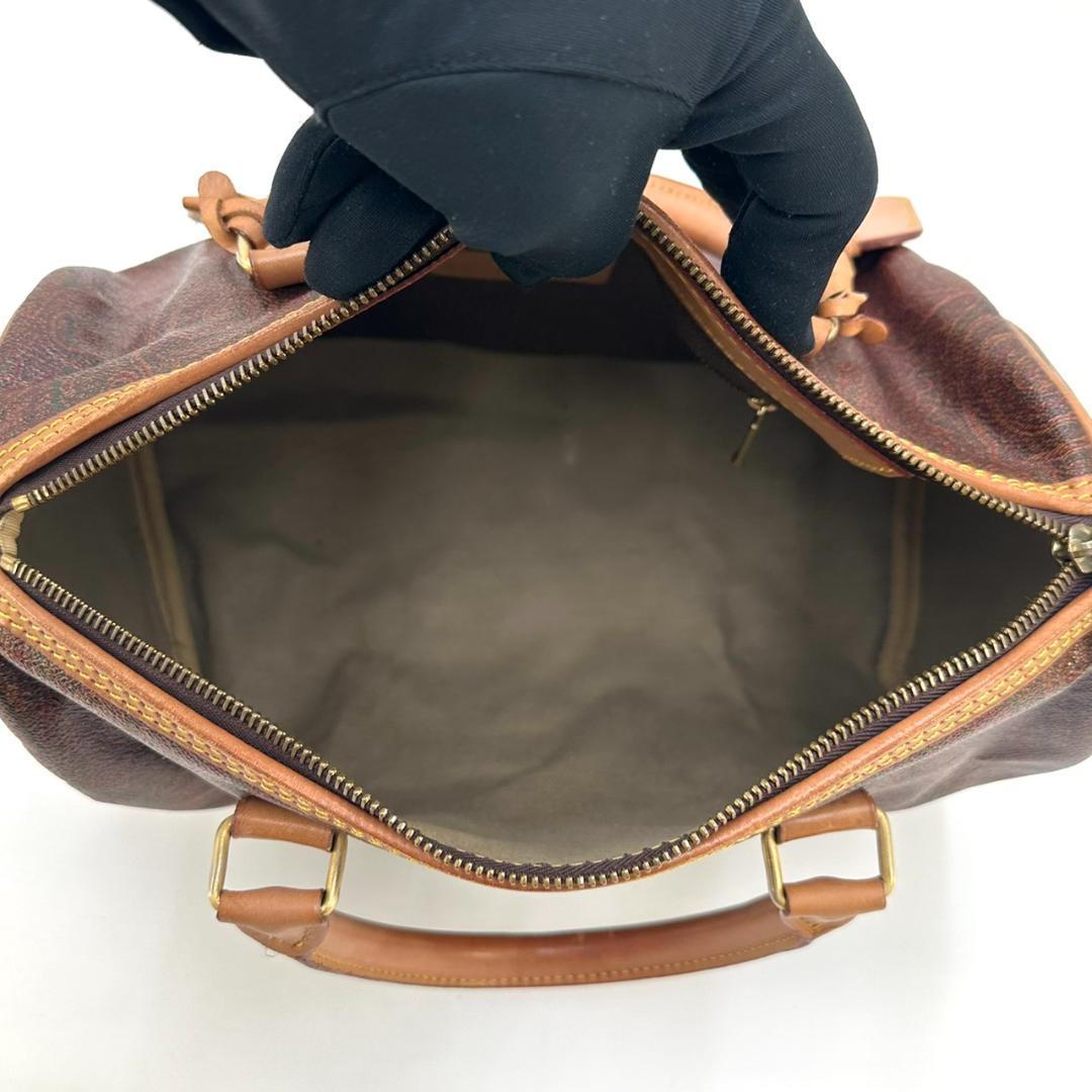 ETRO エトロ ペイズリー ハンドバッグ ミニボストン ゴールド金具