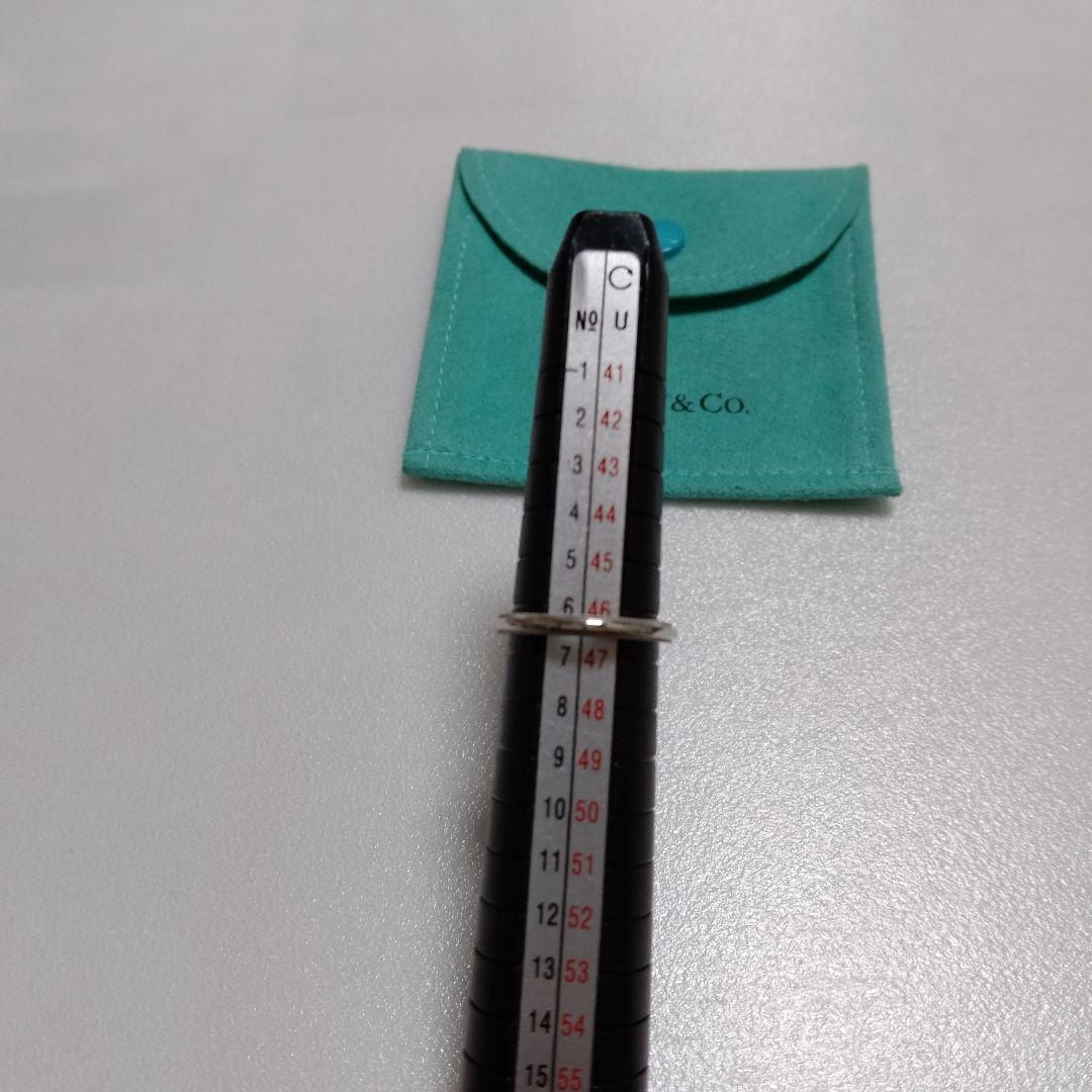 専用ですTIFFANY ティファニー ミルグレイン リング 6号 Pt950